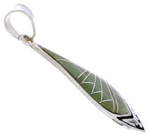 Sterling Silver Turquoise Southwest Pendant PX24117
